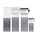 Tableware Gold Stainless Steel Cutlery Set 18/10 Travel Cutlery Silverware Dinner Knife Fork Spoon Flatware Set Dishwasher Safe