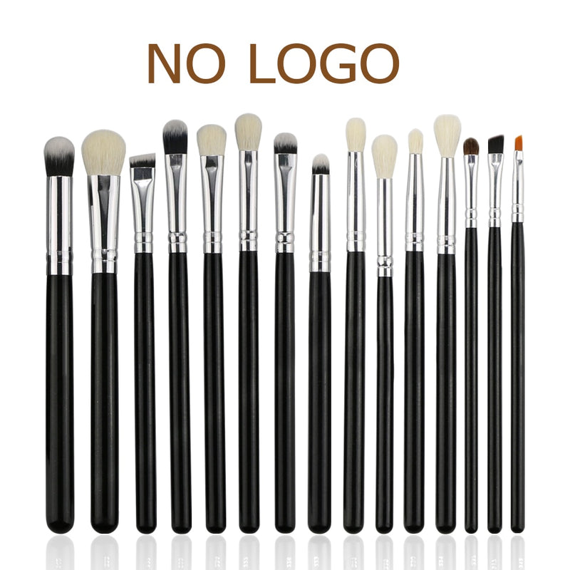 BEILI Black Professional Goat Hair Makeup Brush Powder Foundation Contour Concealer  Eyes Blending 15/25/30Pcs Makeup Brush Set