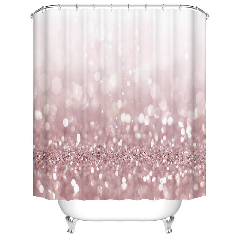 Customized Polyester Shower Curtain Abstract Mandala moon and star bathroom curtain Landscape bath curtain cortinas para bano