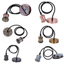 The Edison Halo | Vintage E27 Pendant Lamp Holder, 6 Finishes