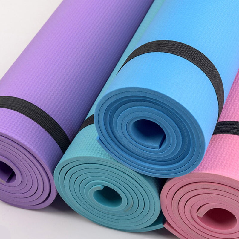 KoKossi, esterilla de Yoga a la moda, tamaño 173x60x0,4 cm, antideslizante, para adelgazar, ejercicio, Fitness, gimnasia, esterilla para culturismo, Esterilla, Pilates