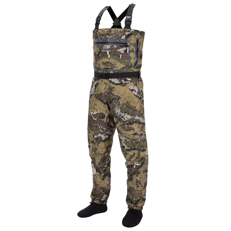 Bassdash Veil Camo Chest Stocking Foot and Boot Foot Pesca Caza Waders para hombres Transpirable y ultraligero en 13 tamaños