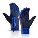 Guantes de ciclismo de invierno Bicicleta Cálido Pantalla táctil Guantes de dedo completo Impermeable Bicicleta al aire libre Esquí Motocicleta Montar