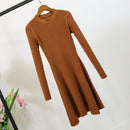 Women Long Sleeve Sweater Dress Women&