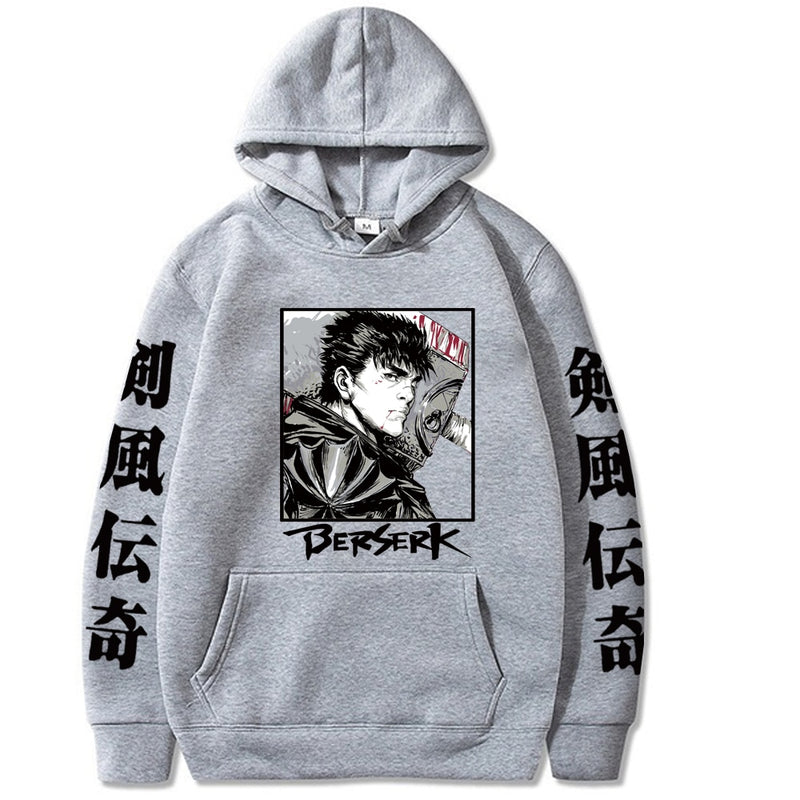 Hot Anine Berserk Hoodie  Loose Casual Hip Hop Man And Woman Cloths