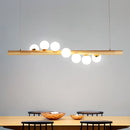 Restaurant Light Lamp Hanging Lamps Lights For Dining Room Nordic Wood Modern Pendant Light Dining kitchen Island Lighting