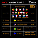 DEKO NEU DKHG03 220 V 2000 W Erweiterte Heißluftpistole Temperaturen einstellbar mit vier Düsen Elektrische Heißluftpistole