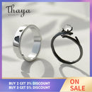 Thaya Original Moonlight Forest Design Finger Ring Moonstone Gemstone s925 Silver Black Branch Ring para mujer Joyería elegante