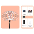10&quot; LED Ring Light Photographic Selfie Ring Lighting with Stand for Smartphone Youtube Makeup Video Studio Tripod Ring Light