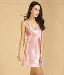 New 100% Natural Silk Gecelik Slip Nuisette Nightgown Women Nightwear Sexy Sleepwear Dress Pijamas Night Gown Nighty