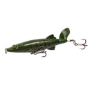 13cm 16g New Whopper Plopper Floating Popper Fishing Lure with Rotatable Soft Tail Artificial Hard Bait Swimbait Pesca
