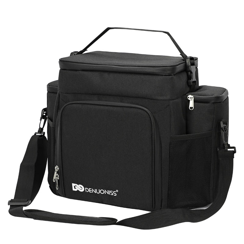 DENUONISS Neuestes Design Fitness Lunch Bag Erwachsene Männer/Frauen Isolierte Tasche Tragbare Schulter Picknick Thermische Obsttasche Für Die Arbeit