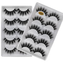 wholesale 10/20/30/40/50/60/100 boxes mink eyelashes 5 pairs natural long false eyelashes 3d lashes bulk super fluffy faux cils