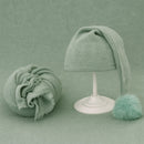 Envolturas suaves para fotos de bebés con sombrero, conjuntos de 2 uds., manta envolvente para fotografía de niños y niñas recién nacidos, accesorios de utilería para fotos infantiles