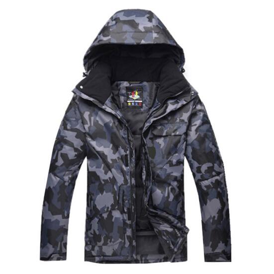 Nuevo traje de esquí de camuflaje para hombre, impermeable, transpirable, chaqueta de Snowboard, pantalones de nieve de invierno, trajes, conjuntos de esquí y snowboard para hombre