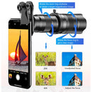 APEXEL HD Metal 20-40x zoom telescope telephoto lens monocular phone camera lens+ mini tripod for Samsung iPhone all Smartphones