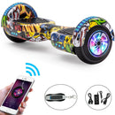 Hoverboard 6.5 Inch Bluetooth Speaker Self Balancing Electric Scooters LED Lights Smart Two Wheels Hover Board Key For Kids Gift