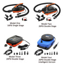 12V SUP Max 16/20 PSI Dual Stage Electric Air Pump Intelligent Inflatable Pump for Inflatable SUP Stand Up Paddle Surfing Board