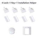 12+3 Pcs Magnetic Child Lock Children Protection Baby Safety Lock Drawer Latch Cabinet Door Lock Limiter Infant Security Locks