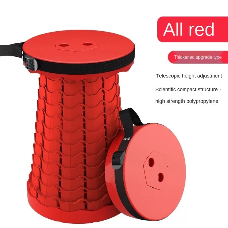 Retractable Stool Folding Chiar Outdoor Portable Stool Folding Chair Camping Stool Convenient Fishing Foldable plastic stool