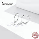 bamoer 925 Sterling Silver Jewelry Dazzling Puppy Stud Earrings for Women Girls Gift Statement Jewelry earring SCE681