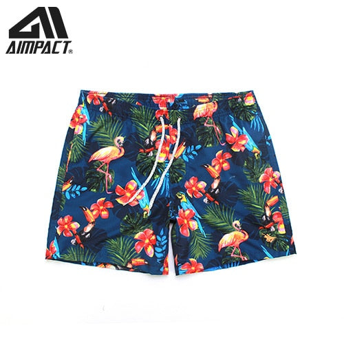 Tropical Summer Holiday Beach Swimming Short Trunks Fast Dry Men&