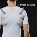 Hombres adelgazamiento Shaper postura Tops hombre vientre Abdomen Corrector compresión cuerpo edificio pecho barriga camisa