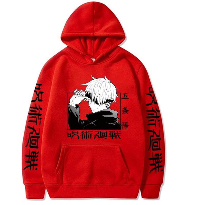 Jujutsu Kaisen 2021 Hot Anime Hoodie Long Sleeve Loose Harajuku Streetwear Hip Hop Uniex