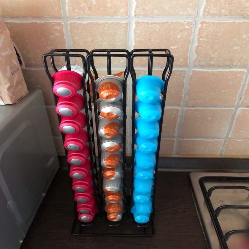 Practical Coffee Capsule Holder Tower Stand For 60/40 Nespresso Capsules Storage soporte capsulas nespresso Coffee Pod Holder