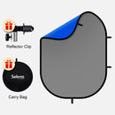 100x150CM/150x200CM Collapsible Portable Reflector Blue And Green Screen Chromakey Photo Studio Light Reflector For Photography