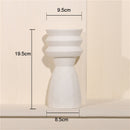 Nordic Ins Creative Ceramics Vase Home Ornaments White Vegetarian Flower Pot Vases Home Decorations Craft Gifts