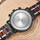 BOBO BIRD Wooden Watch Men Wristwatches Date Show Luminous Hand Chronograph Timepiece relogio masculino with Gift Box