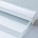 Persianas enrollables populares de tela suave con tonos de cebra para el hogar y la oficina