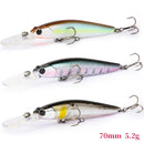 TSURINOYA Floating Minnow DW68 70F Fishing Lure 70mm 5.2g Ranger Profession Hard Lure Jerkbait Crankbaits Swimbait Wobblers Bait