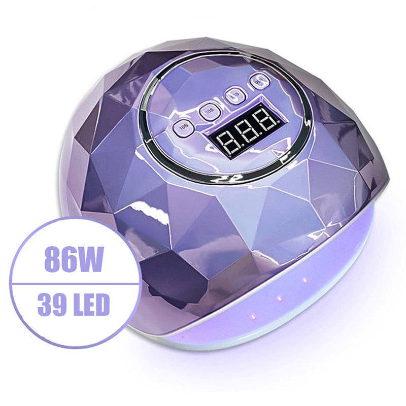 2020 86W lámpara LED UV secador de uñas para manicura con 39 Uds. LED lámpara de secado de uñas de secado rápido luz de curado para todos los esmaltes de Gel