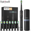 Fairywill Electric Toothbrush P11 E11 2056 T9  Ultra-Sonic Power Whitening Toothbrush with 5 Modes Wireless Charging Smart Timer