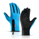 Guantes de ciclismo de invierno Bicicleta Cálido Pantalla táctil Guantes de dedo completo Impermeable Bicicleta al aire libre Esquí Motocicleta Montar