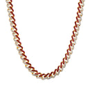 Hip Hop Iced Out Miami Zircon 15MM Bling Cuban Full Pave Rhinestone Collar de hombre Collares de color plateado para hombres Joyería