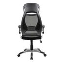 Swivel Mesh Office Computer Chair with Headrest Executive chair Ergonomic Mechanism Synchronized Height Adjustable, Black