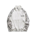 Chaqueta de calle alta para hombre, chaqueta cortavientos reflectante con estampado de letras de anacardo, primavera 2021, chaqueta Bomber de retales para hombre, parejas