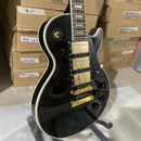 Black Beauty LP Guitarra eléctrica Gold Hardware Diapasón de palisandro Cuerpo de caoba Guitarar de alta calidad Envío gratis