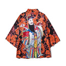 Bebovizi Japanese Style Crane Koi Kimono Tokyo Streetwear Haori Men Women Cardigan Japan Girl Robe Chinese Dragon Anime Clothes