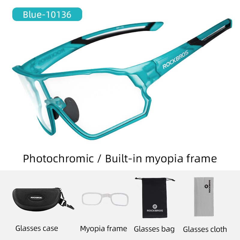 Gafas de pesca deportivas RockBros, gafas polarizadas, gafas de sol deportivas, gafas de sol de pesca al aire libre, gafas TR90, gafas de 5 lentes