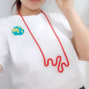 2020 popular fashion designer red rope necklace pendant irregular women's simple clothing jewelry para mujer