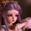 doll bjd 60cm gifts for girl violet hair full set Doll Change Eyes DIY Doll Best Valentine&