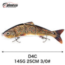 Swimbait Large Fishing Lures Hard Bait Weights 145g Swim Bait Bass Whopper Isca Artificial Articulos De Pesca Salt Water Lures