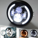 7.5 inch Universal Cafe Racer Round Motorcycle LED Head lamp Headlamp Distance Light Refit 7.5" Motorcycle Headlight Cafe Racer