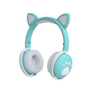 Nette Kinderkopfhörer Drahtlose Ohrhörer, Steuerung LED-Licht Katze Ohr Mädchen Kind Geschenk Bluetooth Gaming Headset Stereo Bass Mit Mikrofon