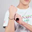 Moda Vintage Men100 % 925 pulsera de plata esterlina Punk Hip-Hop masculino sólido puro Silve Boy 20 cm cadena mano catenaria joyería