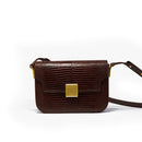 LA FESTIN 2022 nuevo bolso de sillín con diseño de lagarto de caballero de cuero que combina con todo Retro de marca de lujo para mujer bolso de mensajero de hombro de nicho